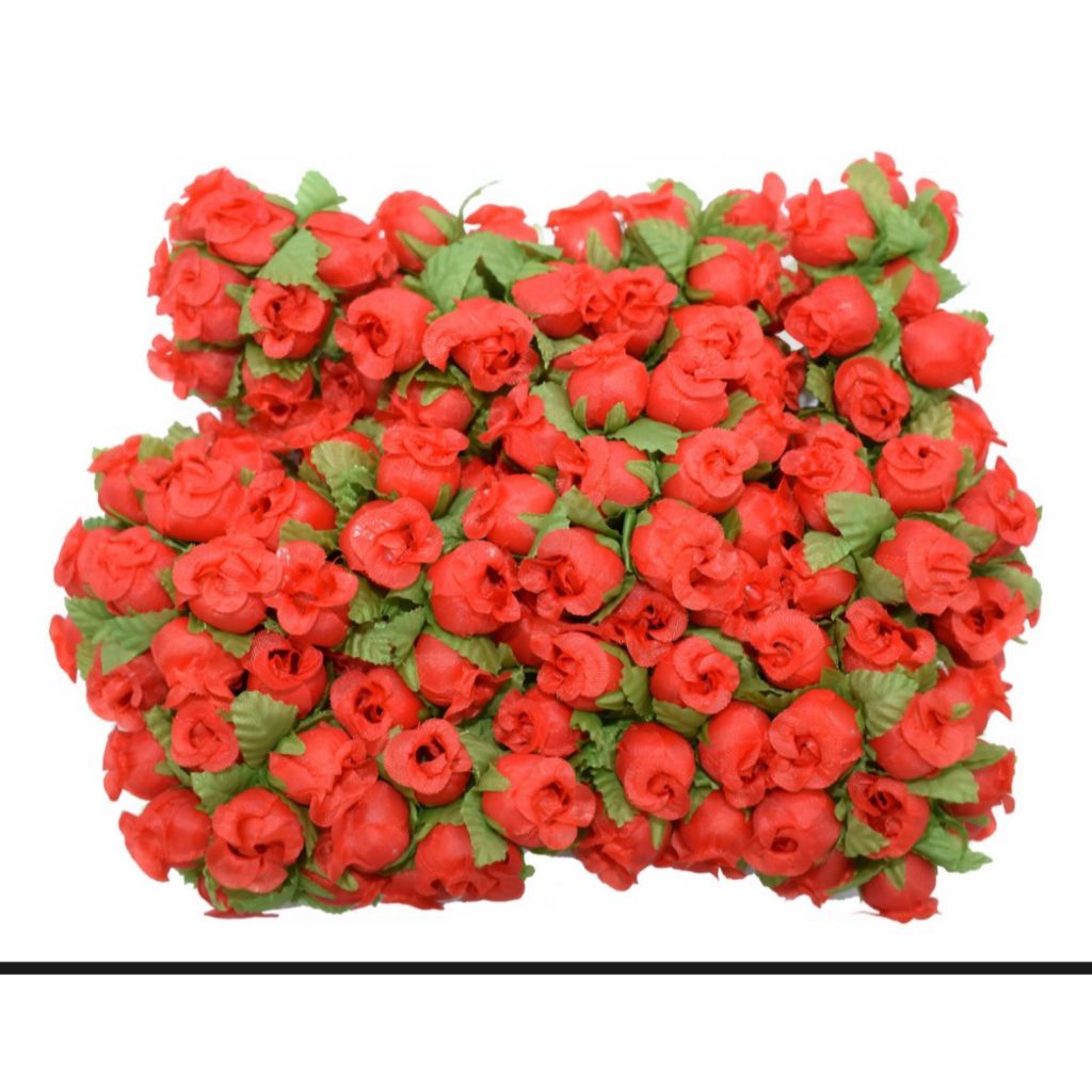 Mini Rosa Artificial - Pacote De 144 - Vermelha Cor Vermelho | Shopee ...