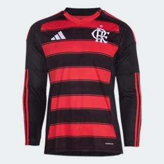 Manto Flamengo Manga Longa Jogo 1 Adidas 2025