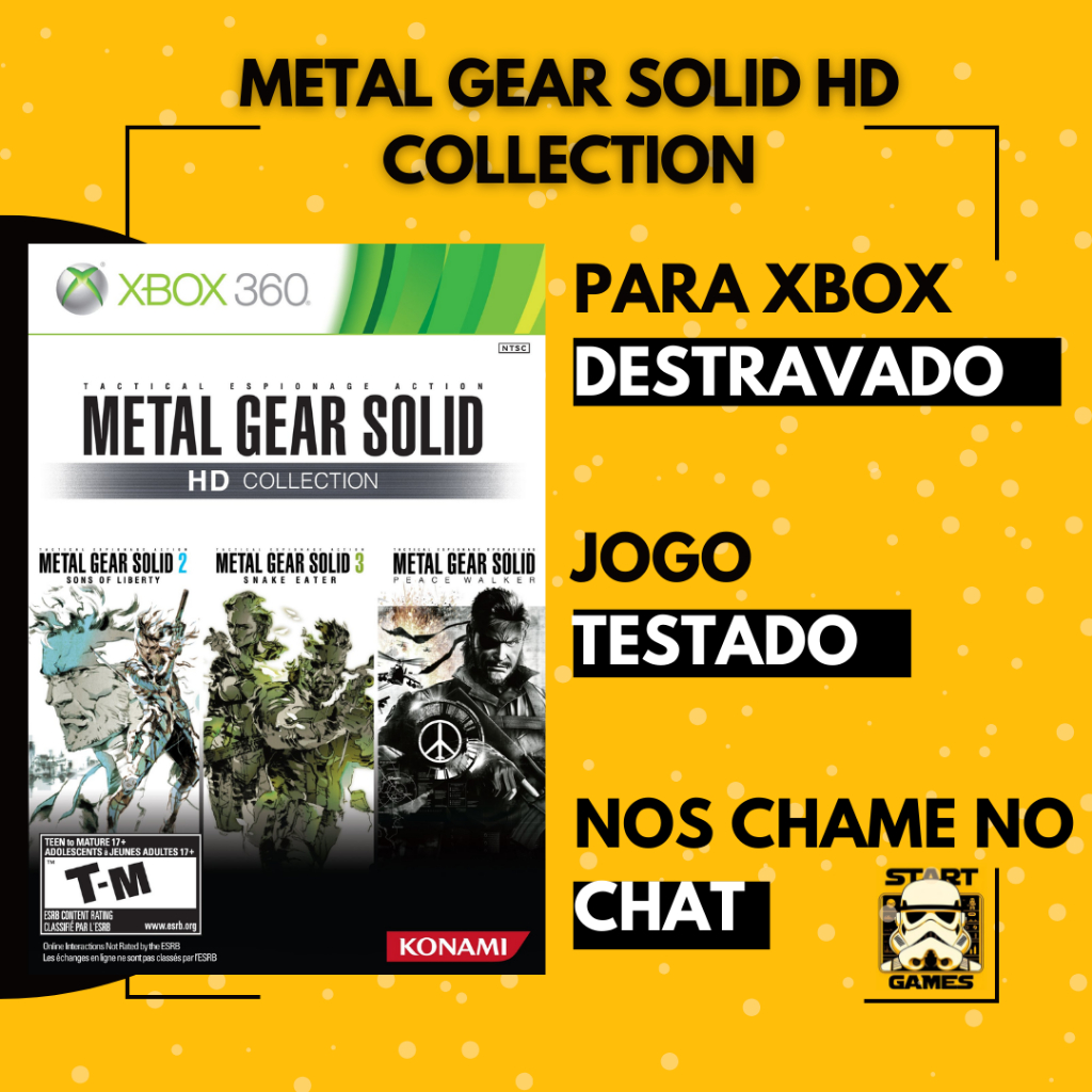 Metal Gear Solid HD Collection - XBOX 360