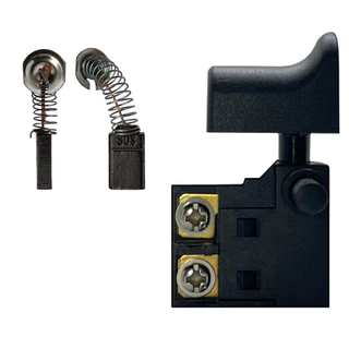 Gatilho + Carvão P/ Serra Mármore Makita 4100-nh primeira linha em Oferta na Shopee