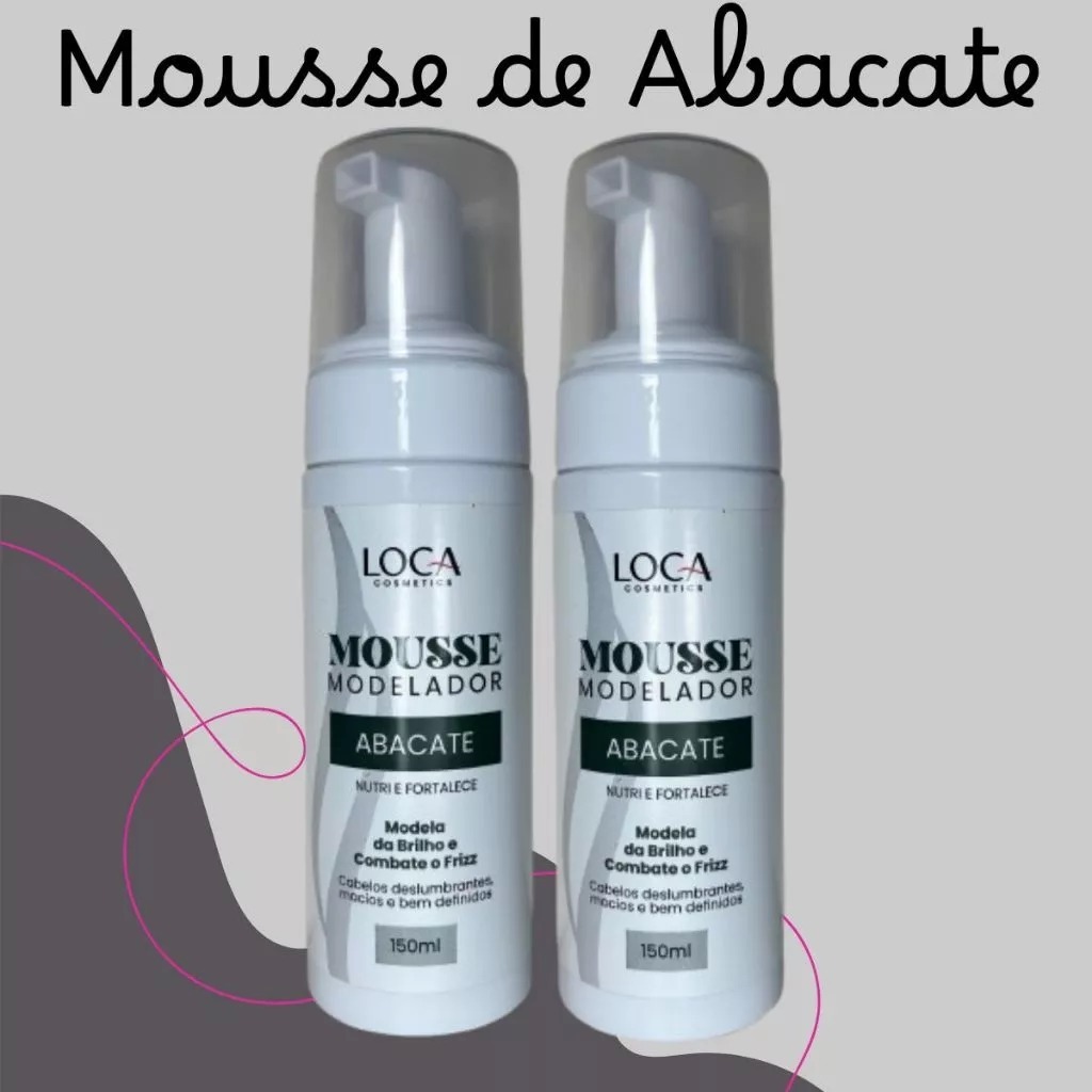 Mousse Modelador Profissional - Loca Cosmetics - 150ml | Shopee Brasil