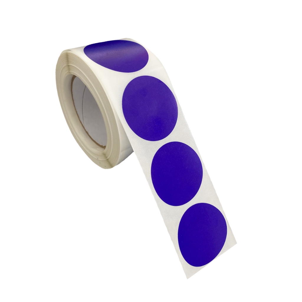 Rolo Etiqueta Selo Bolinha Azul 40mm 4cm 500 Unidades | Shopee Brasil
