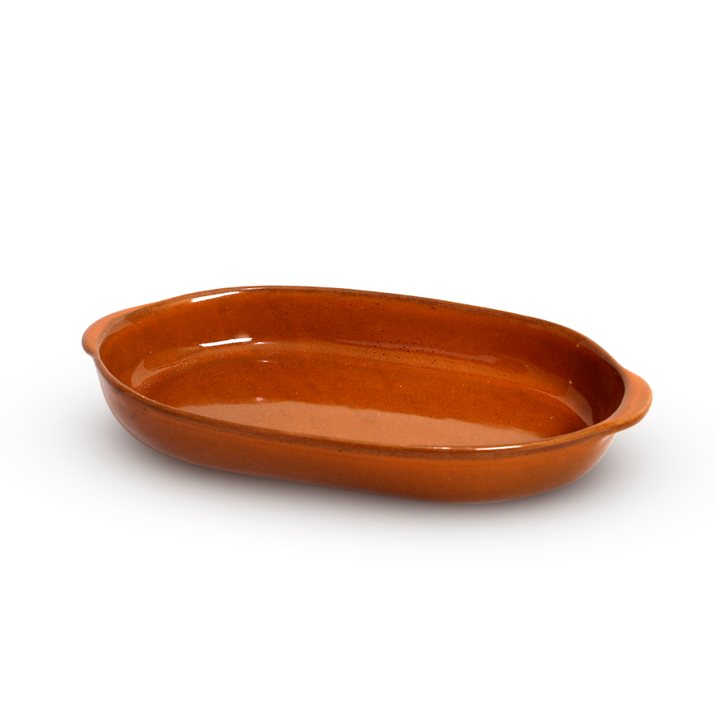 Imagem do produto Travessa Toscana Buffet Cerâmica Louça Decoração Terracota