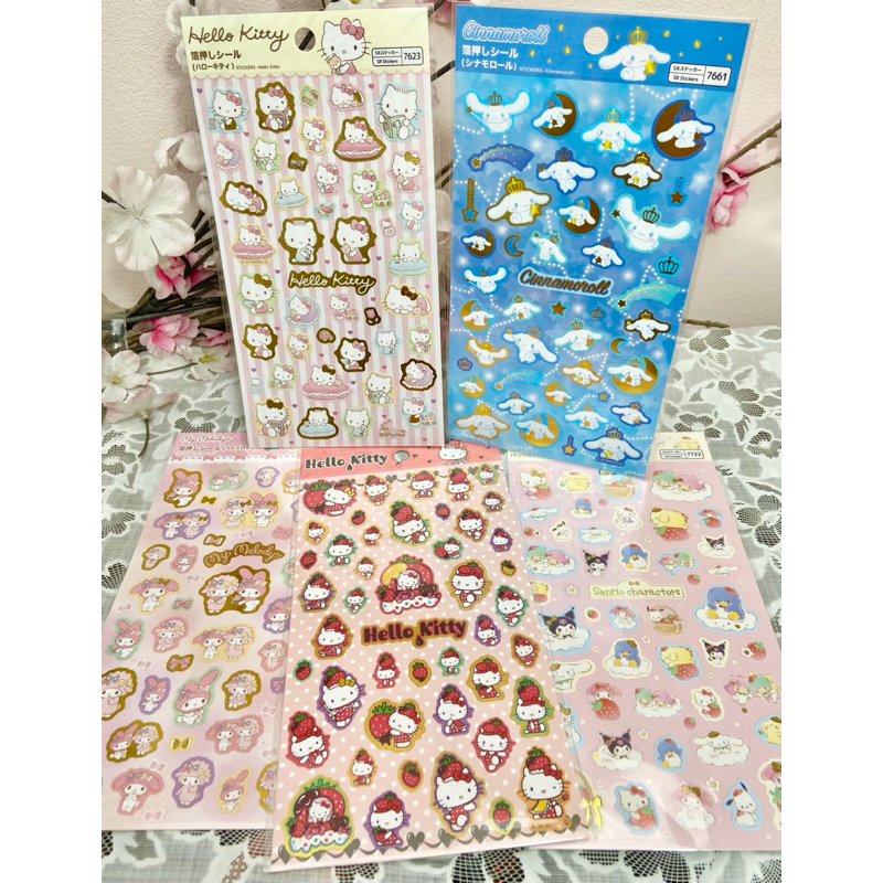 Hello Kitty Kuromi Cinnamoroll My Melody Sanrio adesivo original ...