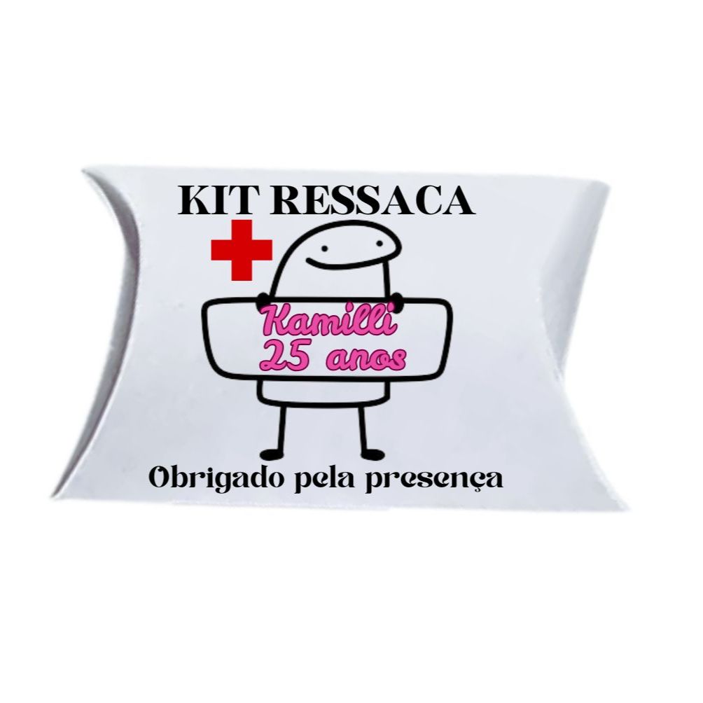 Caixa para kit Ressaca Personalizado - ideal para brinde de festa ...