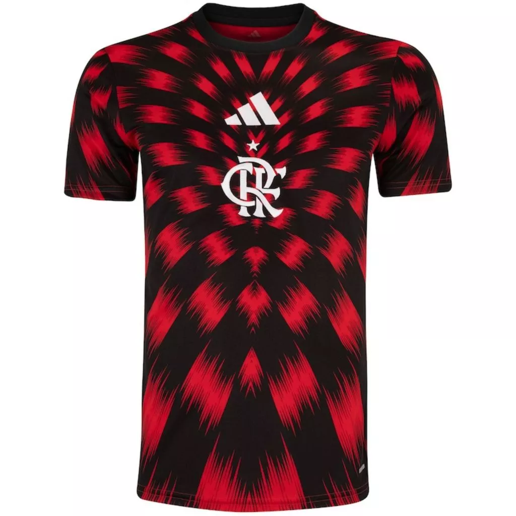 Camisa Flamengo Pré Jogo Adidas 2025