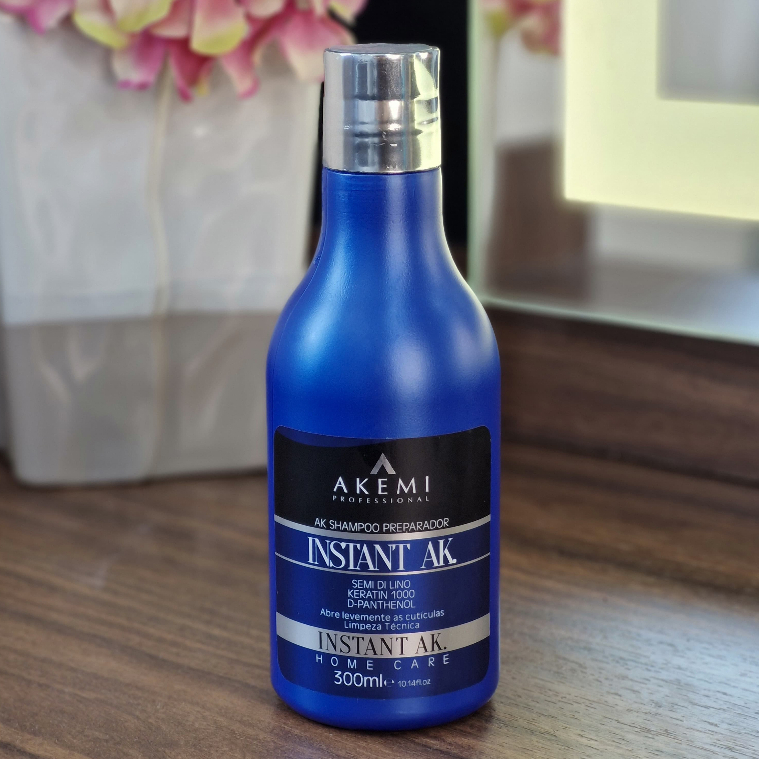 AKEMI PROFESSIONAL SHAMPOO HOME CARE INSTANT AK DE RESTAURAÇÃO