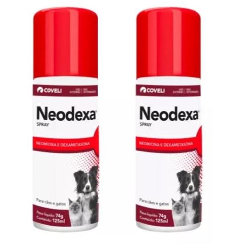 Neodexa Spray Cães Gatos 125ml Coveli Kit Economico C/02 Un | Shopee Brasil