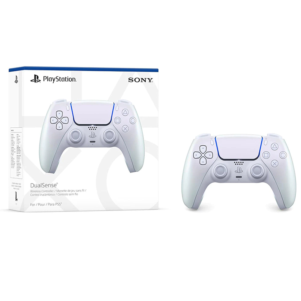 Controle PS5 Chroma Pearl sem fio (Dualsense) original lacrado