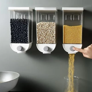 Pote Dispenser Organizador de Alimentos Cereais e Grãos Dosador