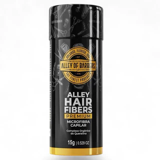 Fibra Capilar 15g Alley of Barbers – Espessura 0,04mm para Falhas e Volume Cabelo e Barba