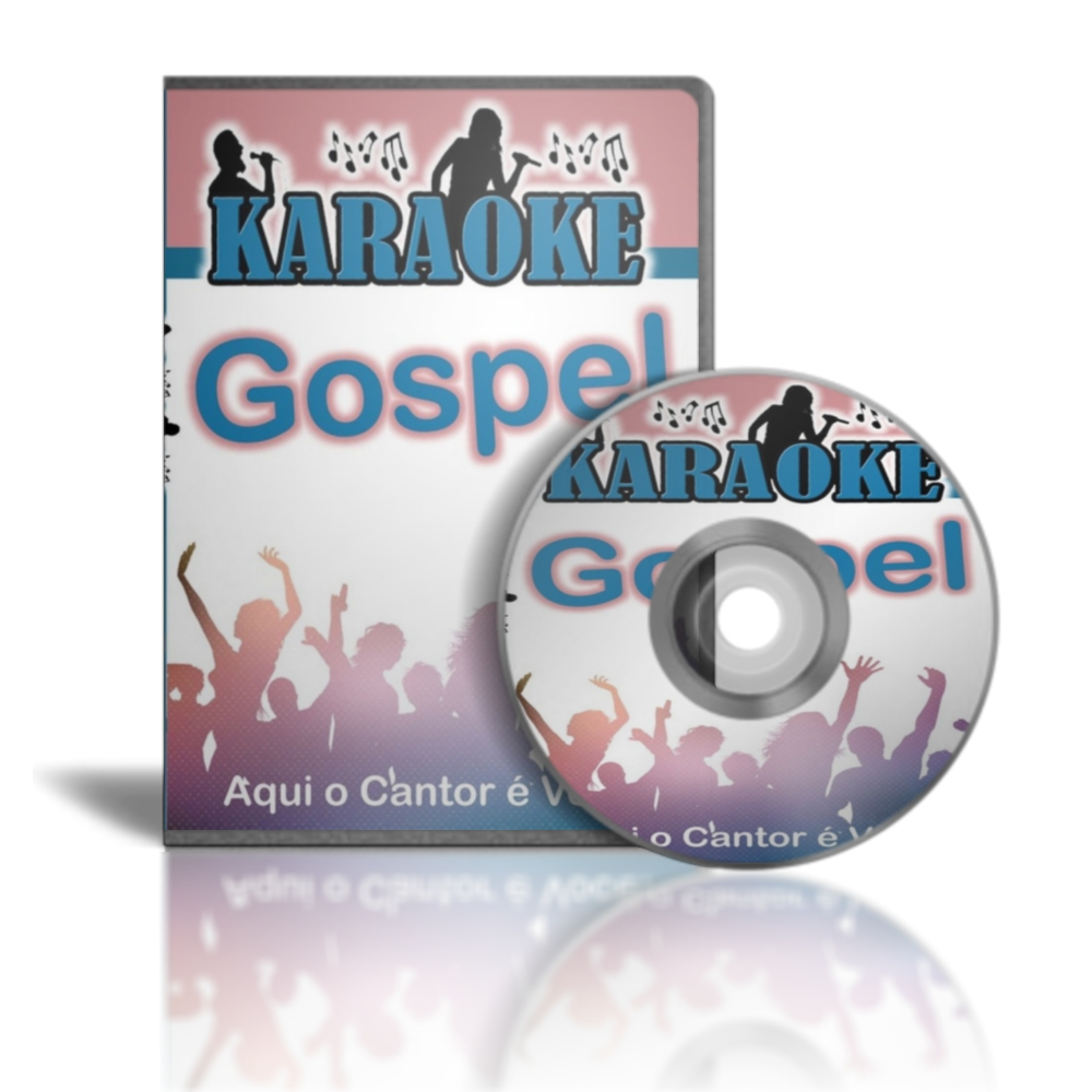 DVD KARAOKE CRISTÃO VOL.1 - 2018 - 17 MÚSICAS REF 46