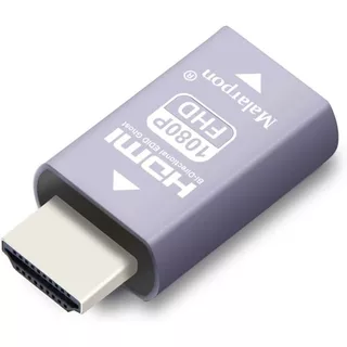 Adaptador de passagem de emulador 4K HDR HDMI 2.0 EDID, monitor externo, para extensor/interruptor KVM