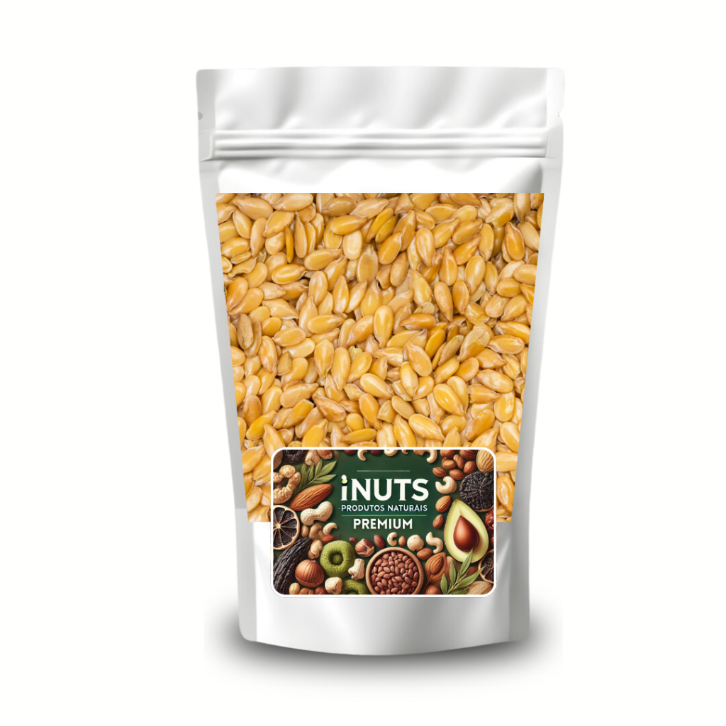 Semente de Linhaça Dourada - Safra Nova 1KG ou 500G - Seleção Premium ...