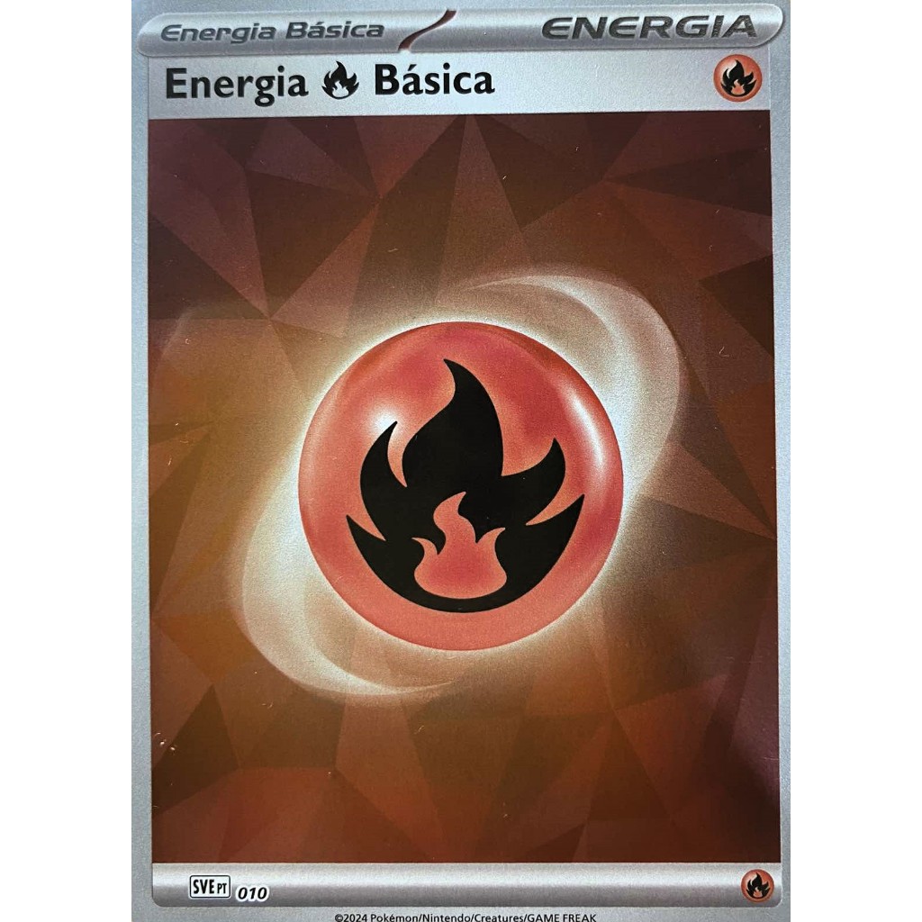 Cartas Energia Foil Coleção Evoluções Prismáticas Pokemon TCG