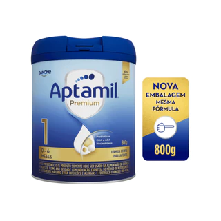 Fórmula Infantil Aptamil Premium 1 Danone 0 a 6 meses 800g em Oferta na Shopee