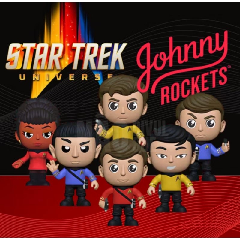 Boneco Star Trek, Unidade Oficial Johnny Rockets 2024 | Shopee Brasil