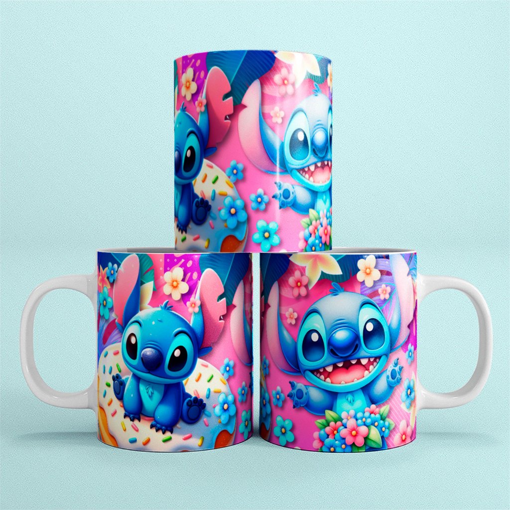 Caneca Personalizada Lilo Stitch Lindas Estampas | Shopee Brasil