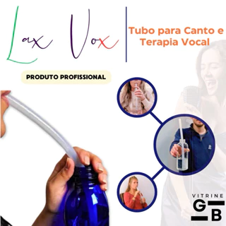 Tubo de Ressonância Lax Vox para Exercícios Vocais – Terapia da Voz e Aquecimento Vocal em Oferta na Shopee