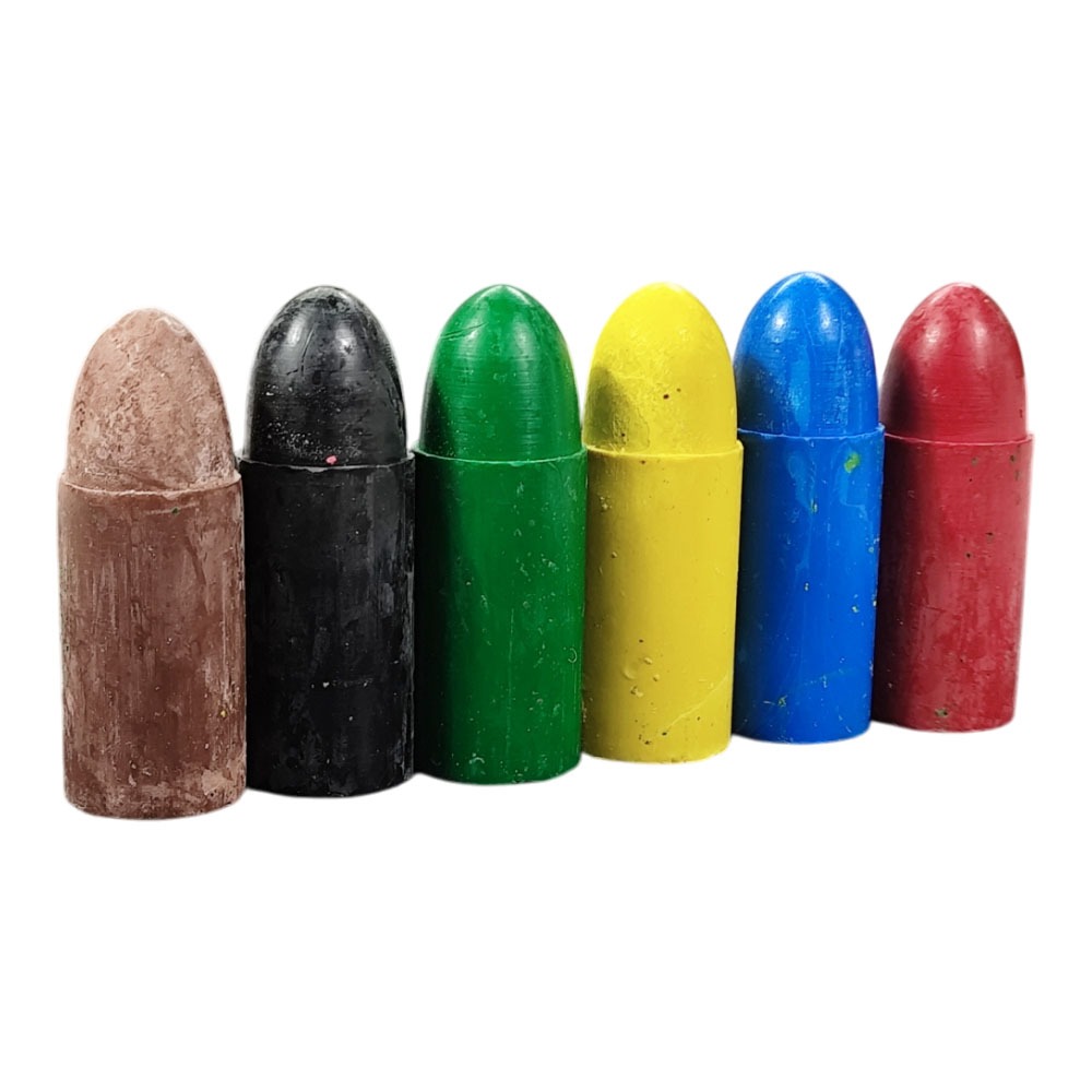 oz★親子セット Giz de Cera Primeira Infância Jumbo 06 Cores 25X70mm - LYKE