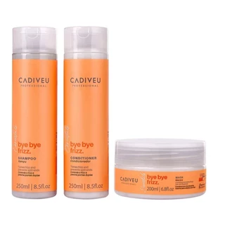 Cadiveu KIT Bye Bye Frizz Shampoo e Condicionador 250ml + Máscara 200ml