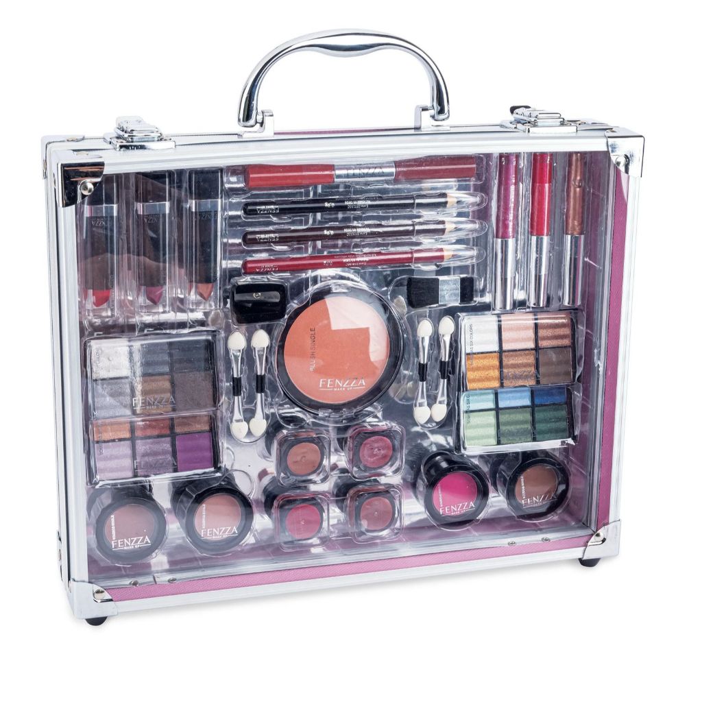 Maleta Prata Muse Com Kit De Maquiagem Portátil Fenzza | Shopee Brasil
