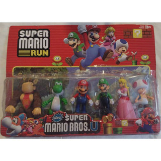 Kit 6 Bonecos Super Mario Bros. Action Figures em Oferta na Shopee