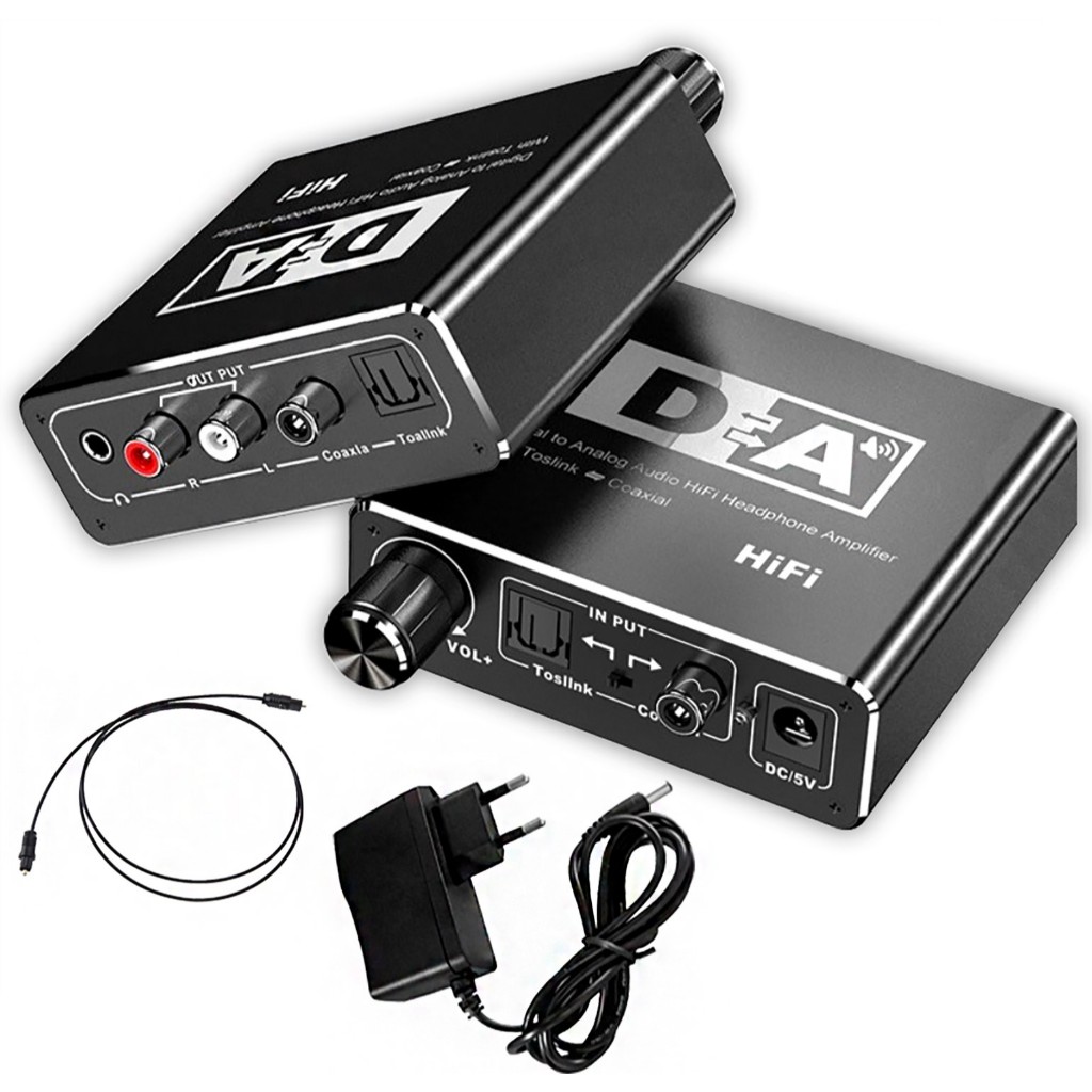 Conversor Áudio Digital Para Analógico Stereo E Digital