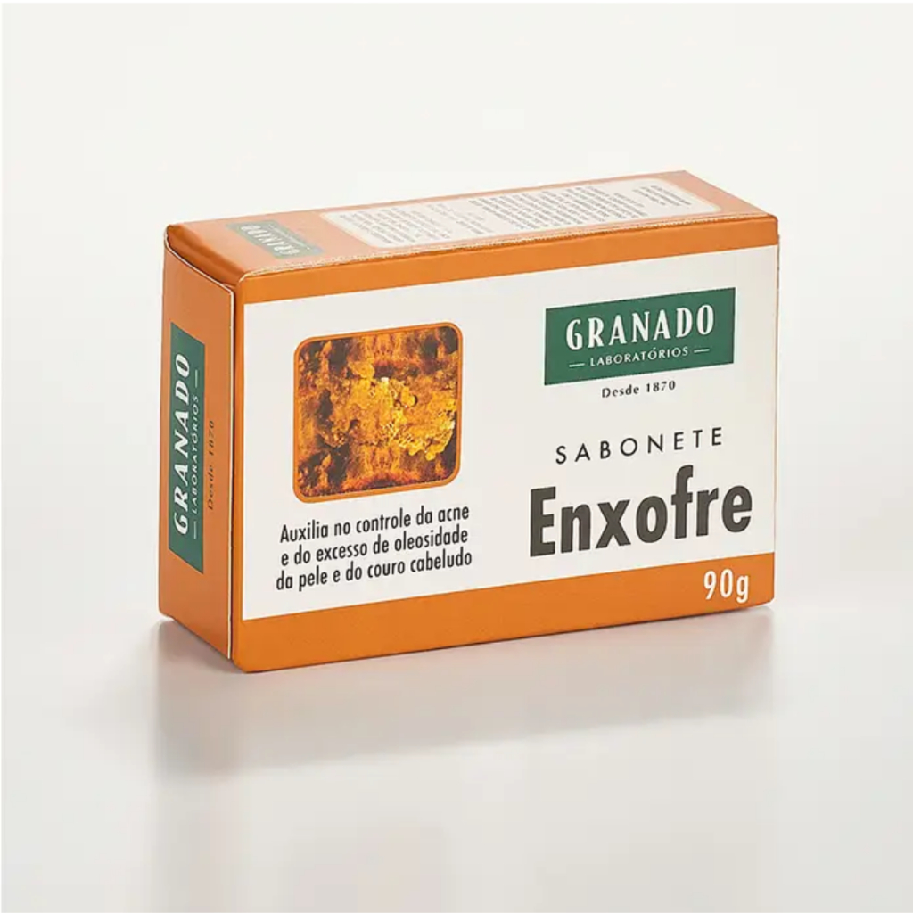 SABONETE EM BARRA GRANADO ENXOFRE COM 90G