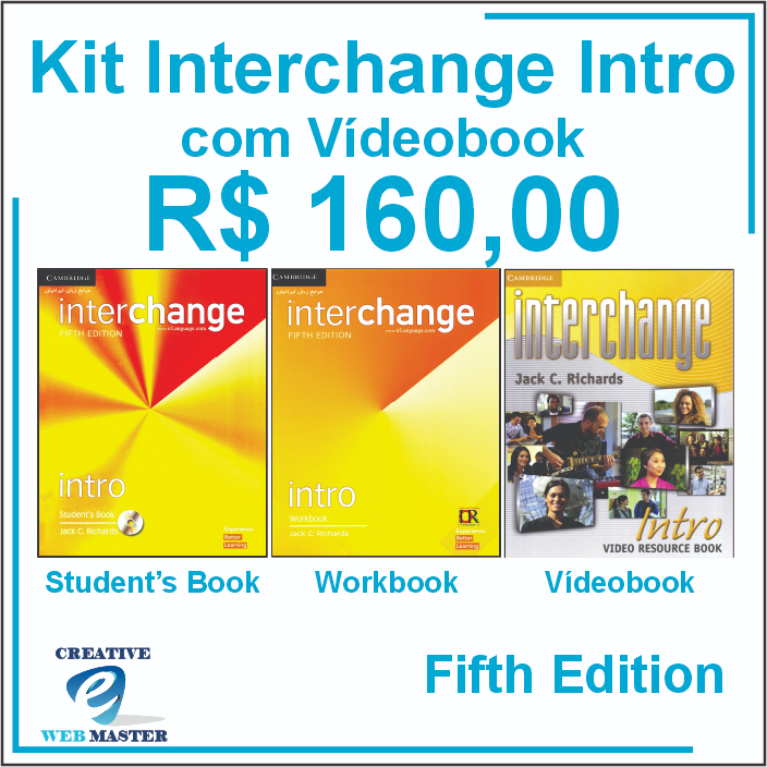 Kit Interchange INTRO-5º Edição (Student's Book + Workbook + Videobook ...