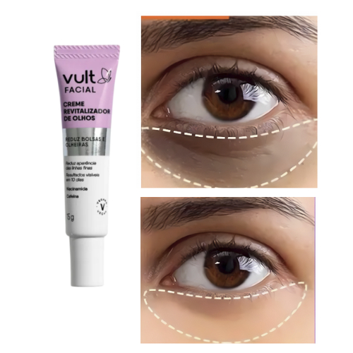 Creme Revitalizador de Olhos Vult Facial Creme para Olheiras e Bolsas ...
