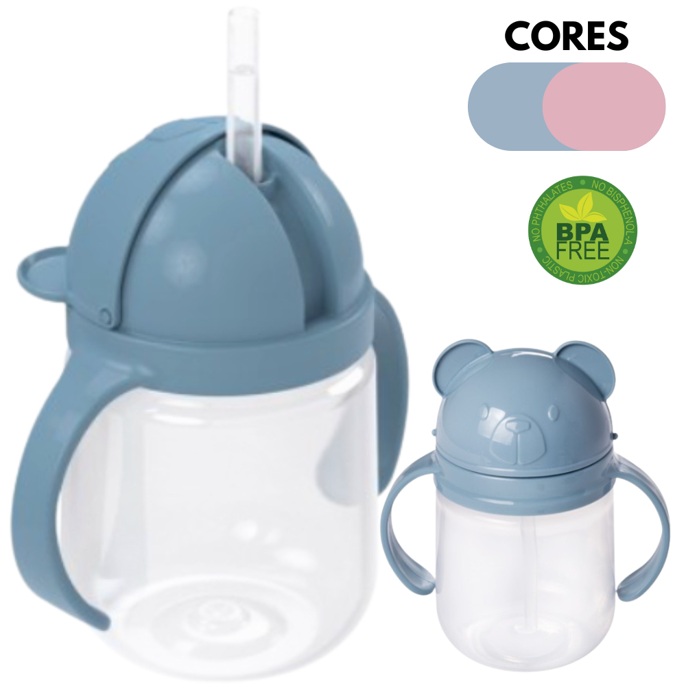 Copo para Bebê 1 ano com Alça Copo de Transição para suco agua ...