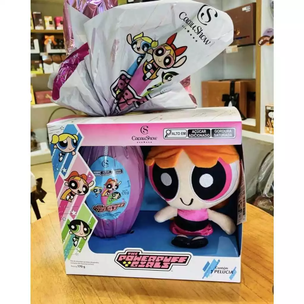Ovo de Páscoa Meninas Superpoderosas Florzinha - Cacau Show