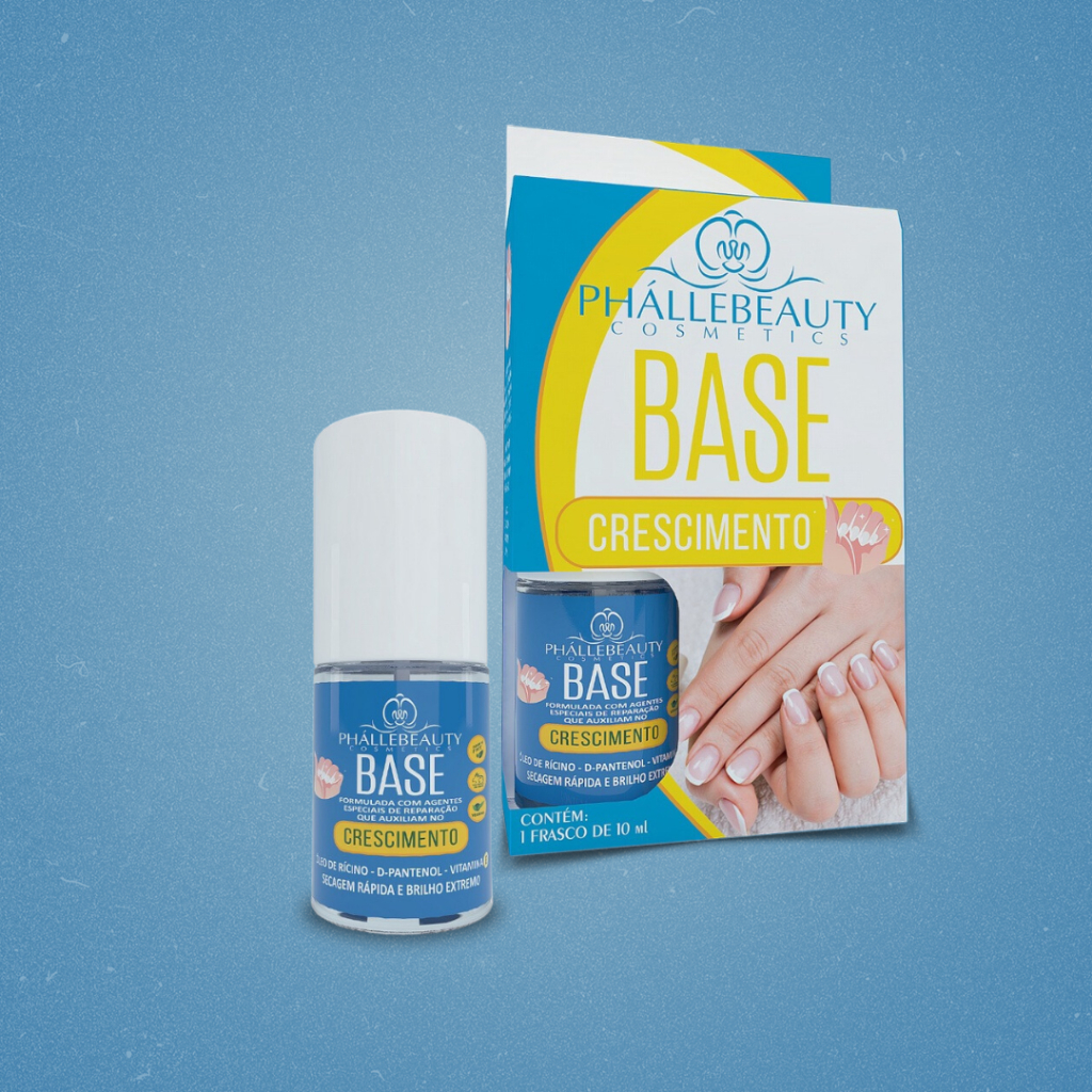 Esmalte Base de Crescimento para Unhas 10ml - PhálleBeauty | Shopee Brasil