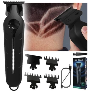 Máquina de Cortar Cabelo e Barba Portátil Profissional Corte Preciso Bateria Longa