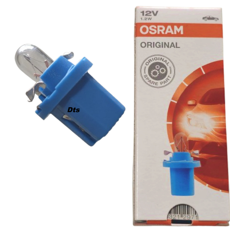 10-Pack Osram 2721MFX Lamps – 1.2W Plastic Base 12V Bulbs (Made In Germany)
