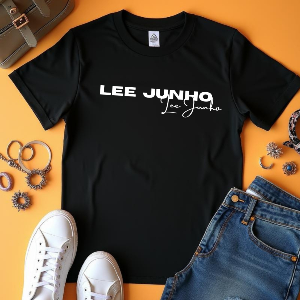 Camiseta Unissex Lee Junho Algodão Sorisso Real 2PM | Shopee Brasil