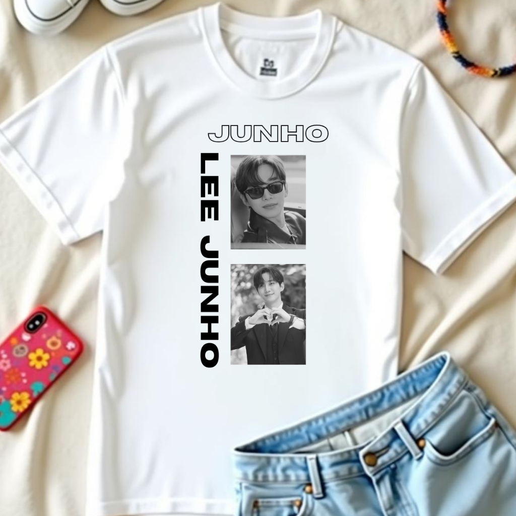 Camisa 2PM Lee Junho 100% Algodão Unissex Sorriso Real | Shopee Brasil