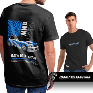 Camiseta BMW M3 GTR, Motor V8, Need for Speed, Racing, Tuning