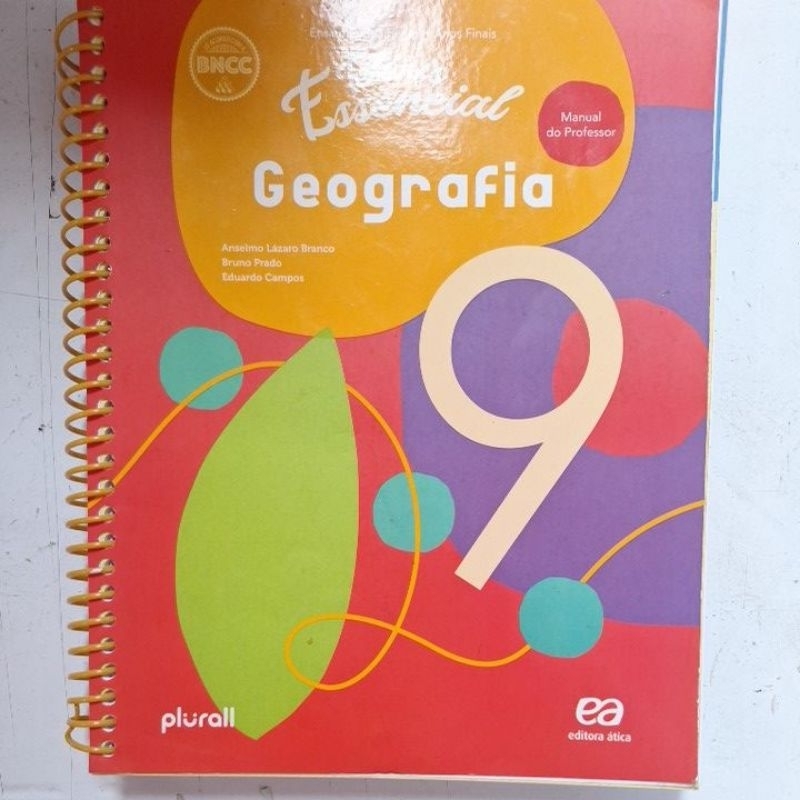 Telaris Essencial Geografia 9° ano( PROFESSOR APAGADO) | Shopee Brasil