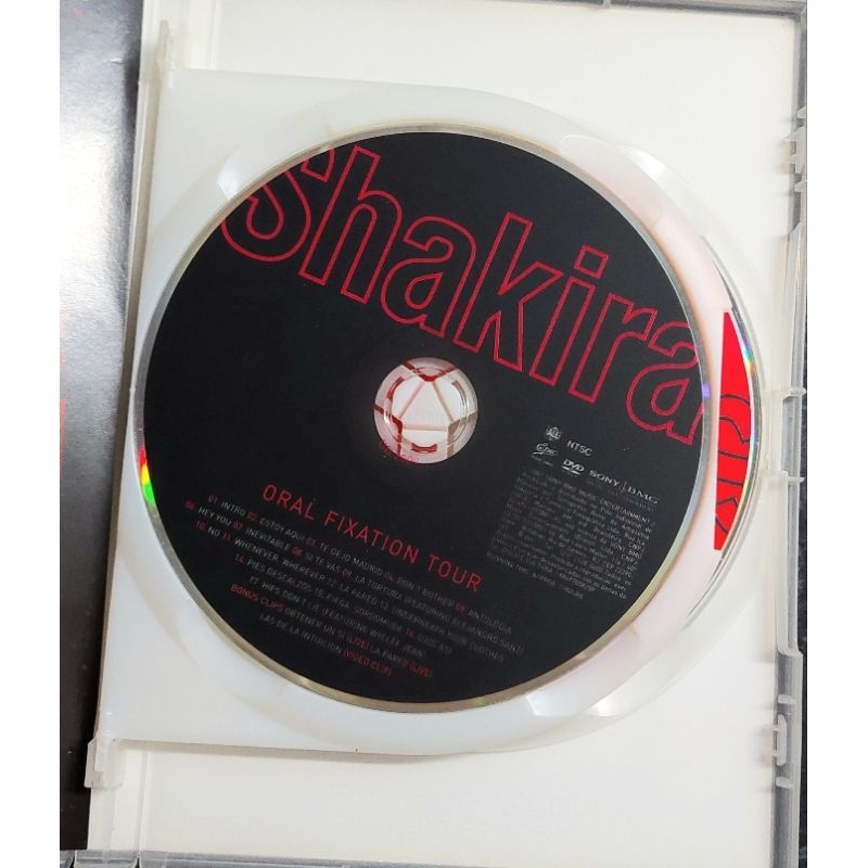DVDs Shakira Originais - Fixation Tour, Live From Paris, Live Off