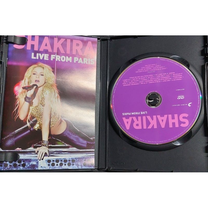 DVDs Shakira Originais - Fixation Tour, Live From Paris, Live Off