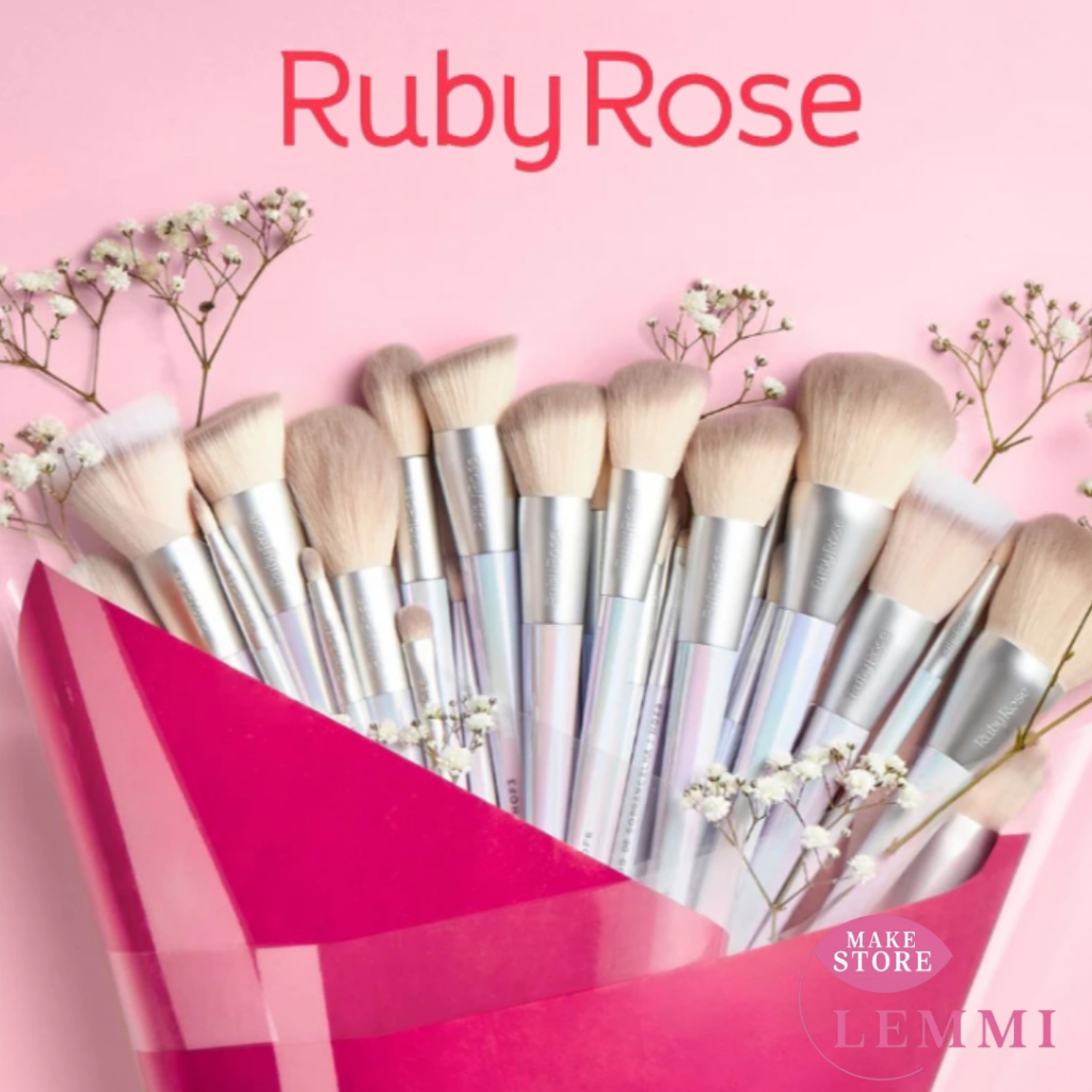 Pincel Profissional Para Maquiagem holographic by Ruby Rose