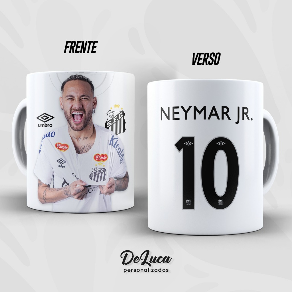 Caneca Neymar Jr 10 Santos 2025 | Shopee Brasil