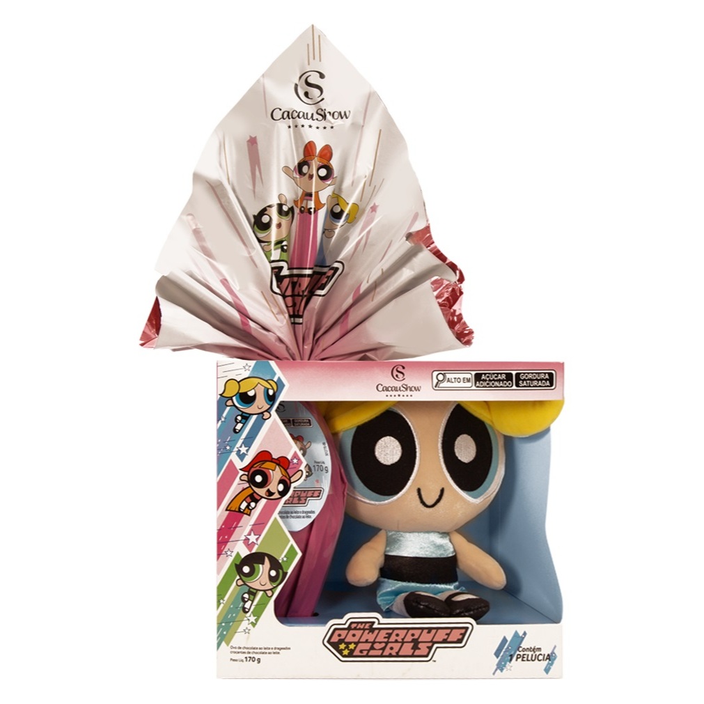 Ovo de Páscoa Meninas Super poderosas Lindinha Cacau Show