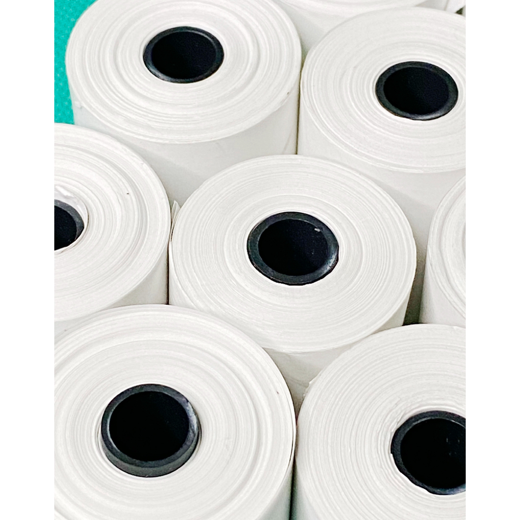 100 BOBINAS DE PAPEL PARA MAQUININHA DE CARTÃO | Shopee Brasil