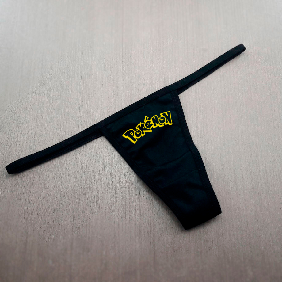 Calcinha Pokmon Fio Dental Cosplay Pikachu Game Cube Boy Nintendo 64 Anime  Estampa Sexy Y2k Panties | Shopee Brasil