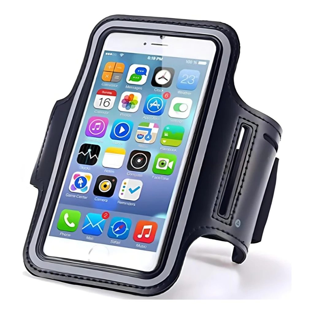 Capa De Braço Suporte Braçadeira P Celular Corrida Academia Cor Preto Envio Rápido