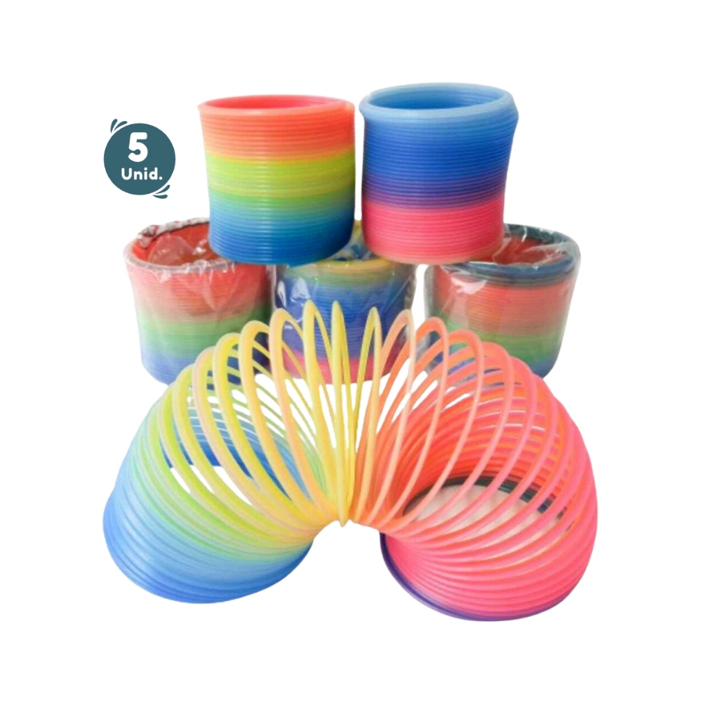 Molas Maluca Colorida Brinquedo - Kits com 5 - 10 - 15 - 20 unidades ...
