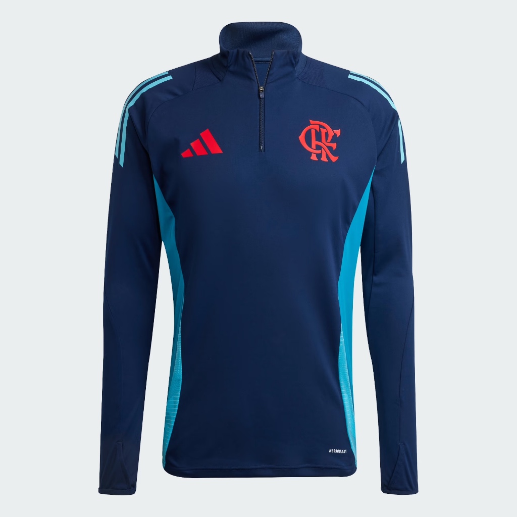 Casaco Moletom Flamengo Comissão Treino e Viagem Adidas 2025 | Shopee ...